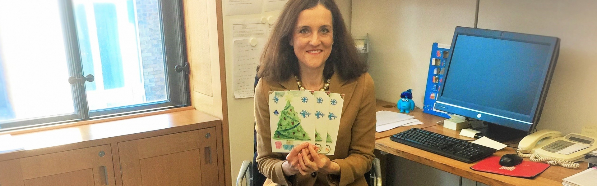 Theresa Villiers Christmas card