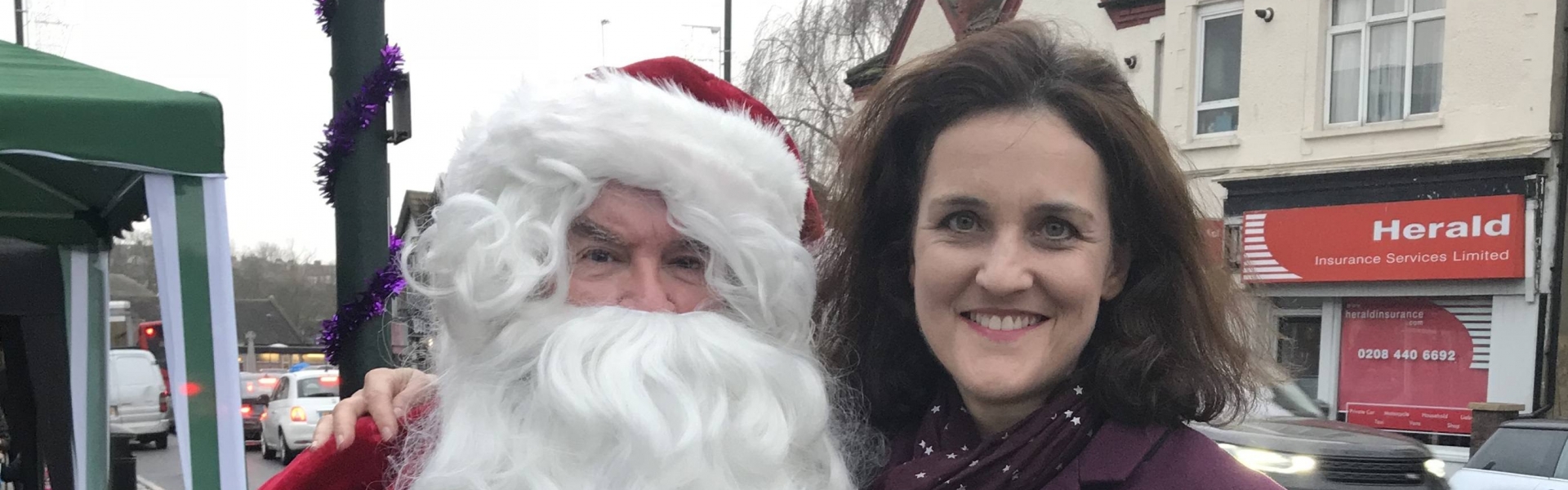 Theresa Villiers at East Barnet Christmas Fair