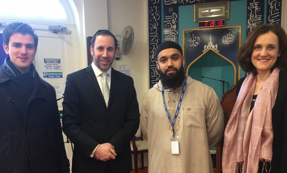 Theresa Villiers North Finchley Mosque