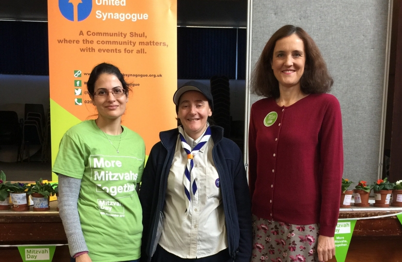 Villiers at Mitzvah Day 2017