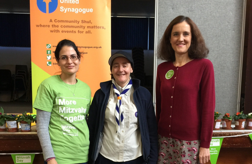 Villiers at Mitzvah Day 2017 