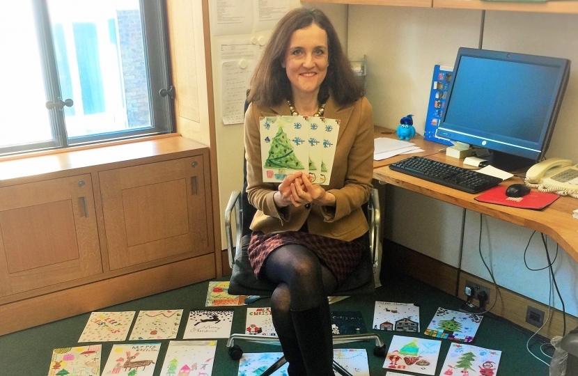 Theresa Villiers Christmas card