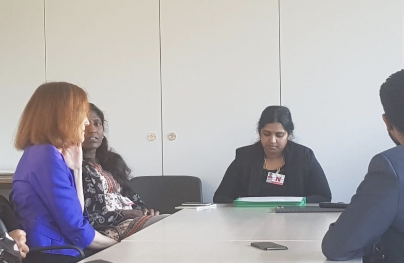 Theresa Villiers MP meets survivors of Mullivaikkal