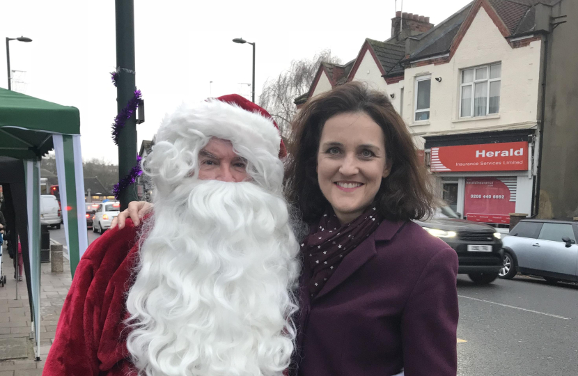 Theresa Villiers at East Barnet Christmas Fair