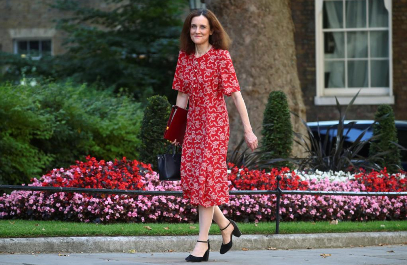 Theresa Villiers MP in Downing Street