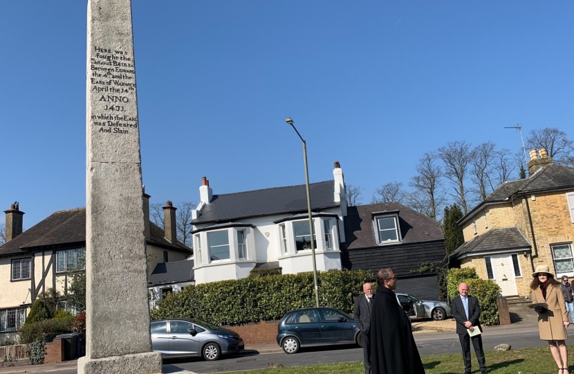 Commemoration of Battle of Barnet 550th anniversary