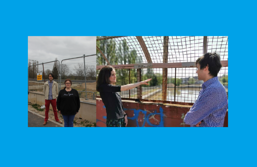 Theresa Villiers MP, Cllr Nicole Richer and Cllr Felix Byers campaign to #SaveNewBarnet