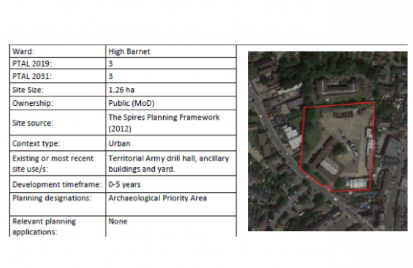 High Barnet reserve center 