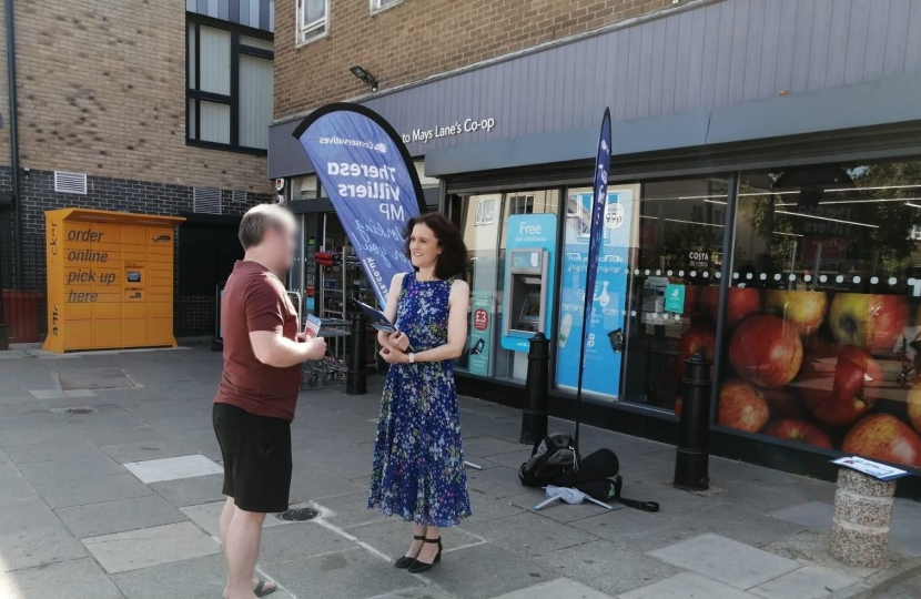 Street surgery outside the Co-op in Mays Lane