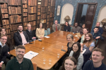 Theresa Villiers participates in academic seminar at University College, Oxford