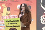 Theresa Villiers addresses rally for Tamils commemorating victims of Mullivaikkal killings