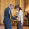 Theresa Villiers attend investiture to receive a Damehood from Prince William