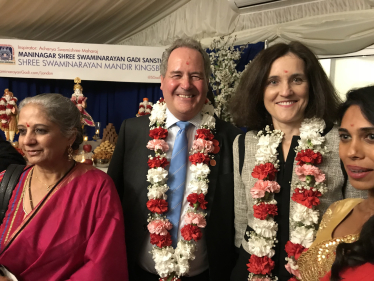 Theresa Villiers celebrates Diwali