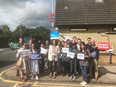 Campaign photo Theresa Villiers Totteridge