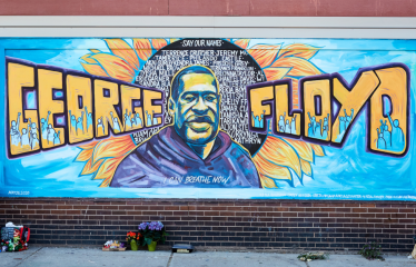 George Floyd mural