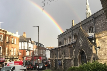 Rainbow over Chipping Barnet