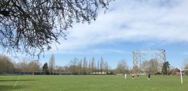 Victoria Recreation Ground next to the Victoria Quarter development site