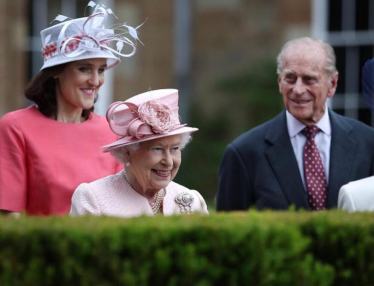 Her Late Majesty Queen Elizabeth at the Hillsborough Royal Garden Party