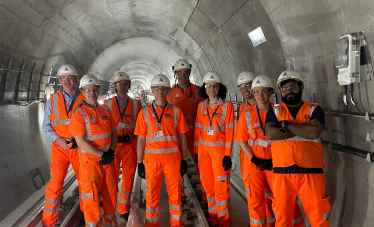 Theresa Villiers visits Bank station improvement works