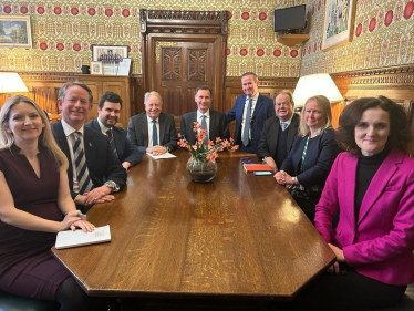 Theresa Villiers and London Conservative MPs meet the Chancellor of the Exchequer