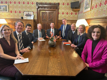 Theresa Villiers and London Conservative MPs meet the Chancellor of the Exchequer