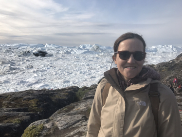 Theresa Villiers visiting Greenland in 2018