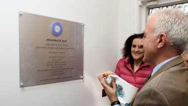 Theresa Villiers attends opening ceremony for new Nest for Alkionides UK